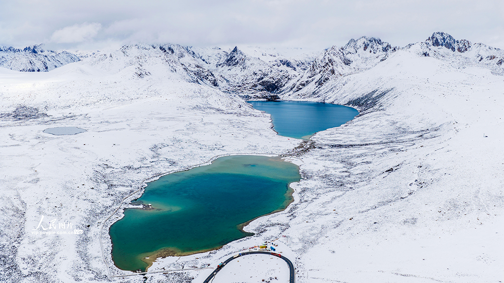 四川巴塘：姊妹湖国家湿地公园雪景美【5】