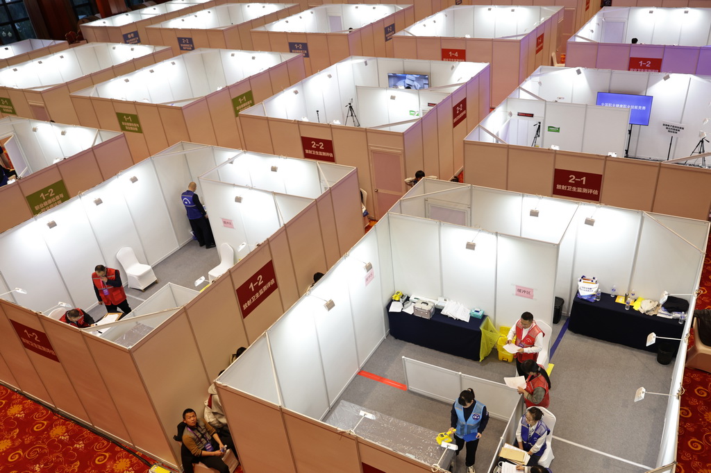 這是11月12日拍攝的操作技能競賽現場。