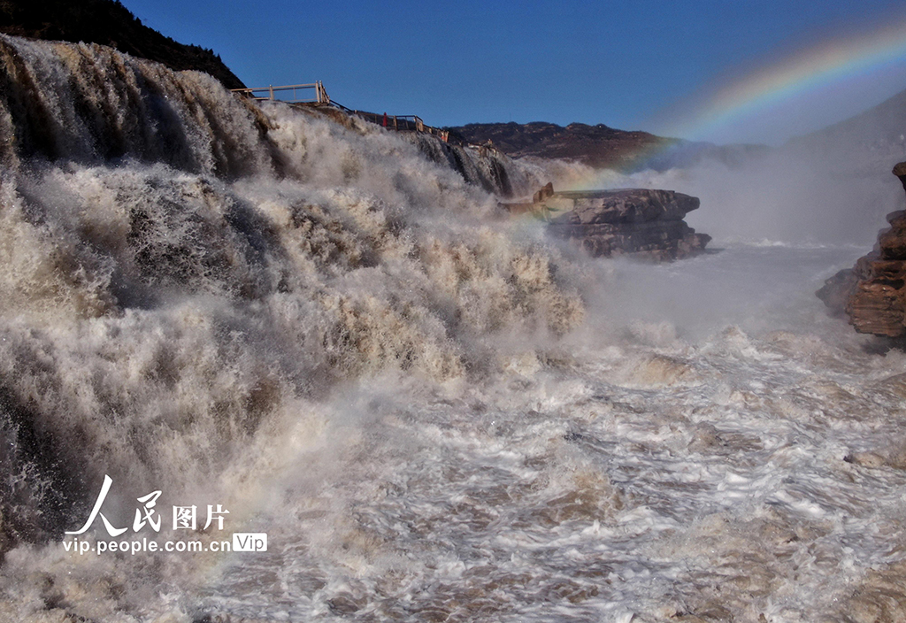 山西吉縣:黃河壺口瀑布初冬時節景迷人【5】