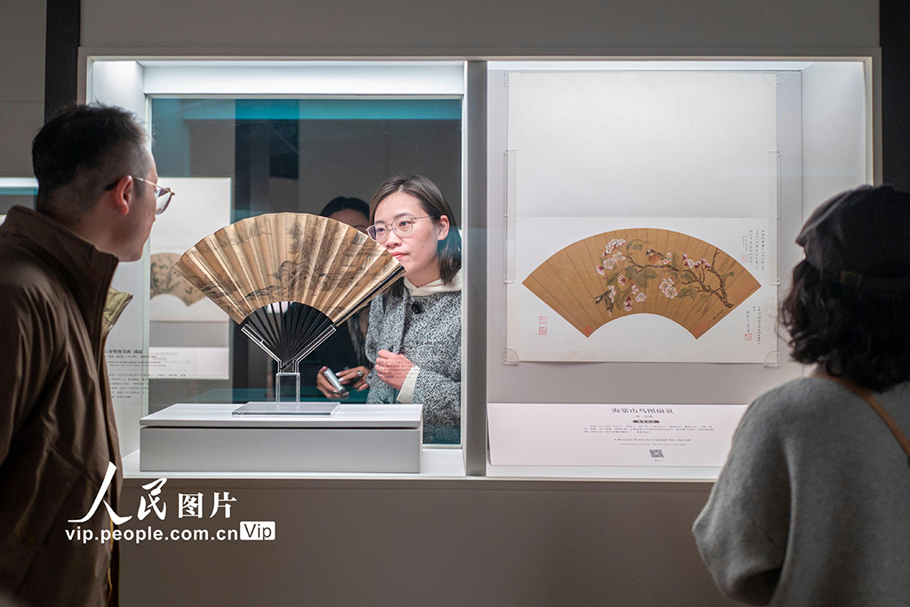 上海博物館藏歷代扇面書畫名品展【4】--圖片頻道--人民網