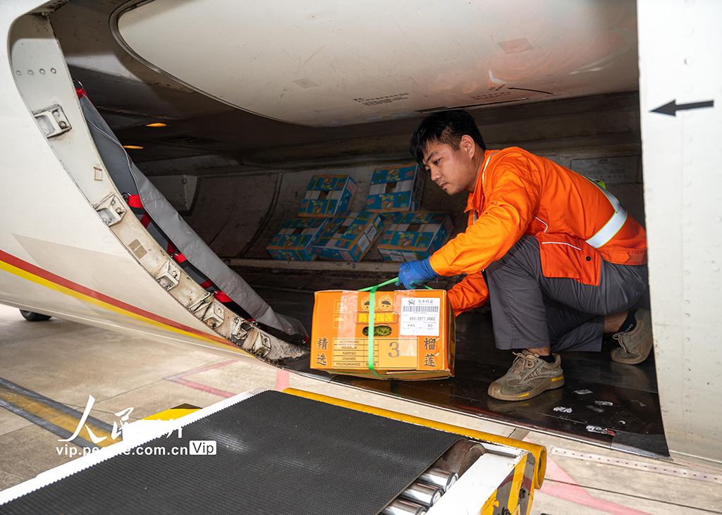 海南：海口美蘭機場進境水果指定監管場地首單業務落地【4】