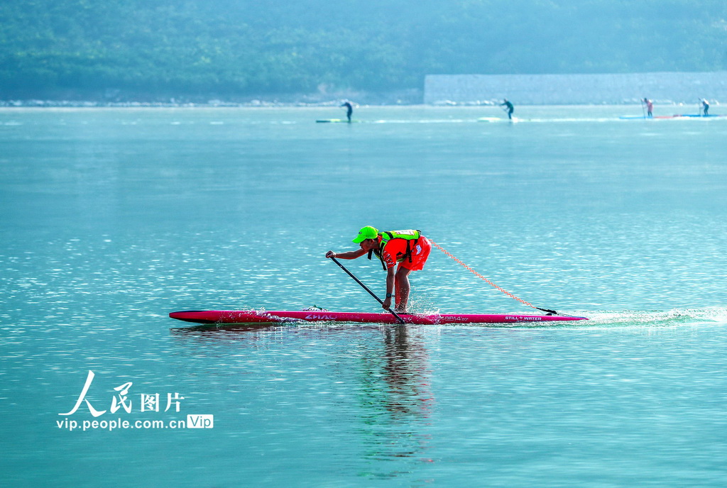 湖北秭歸：槳板競技 燃動三峽【3】