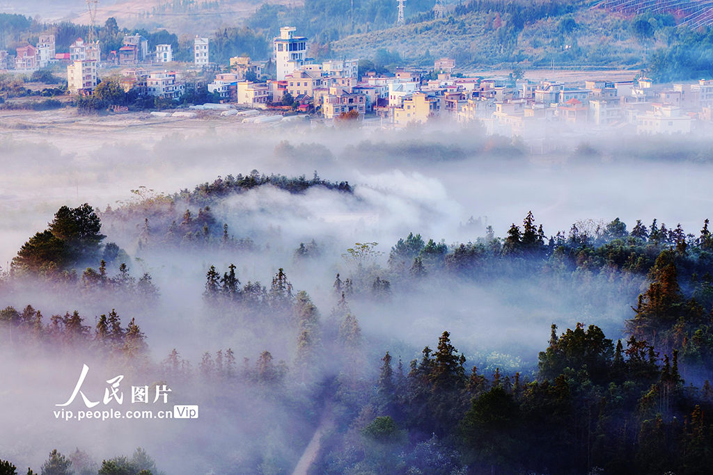 湖南嘉禾:冬日晨曦美如画【2】