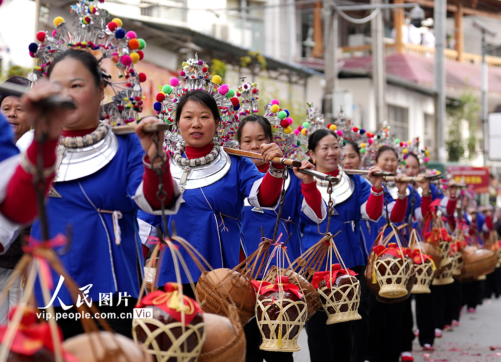 广西三江：传统花炮节举行【2】