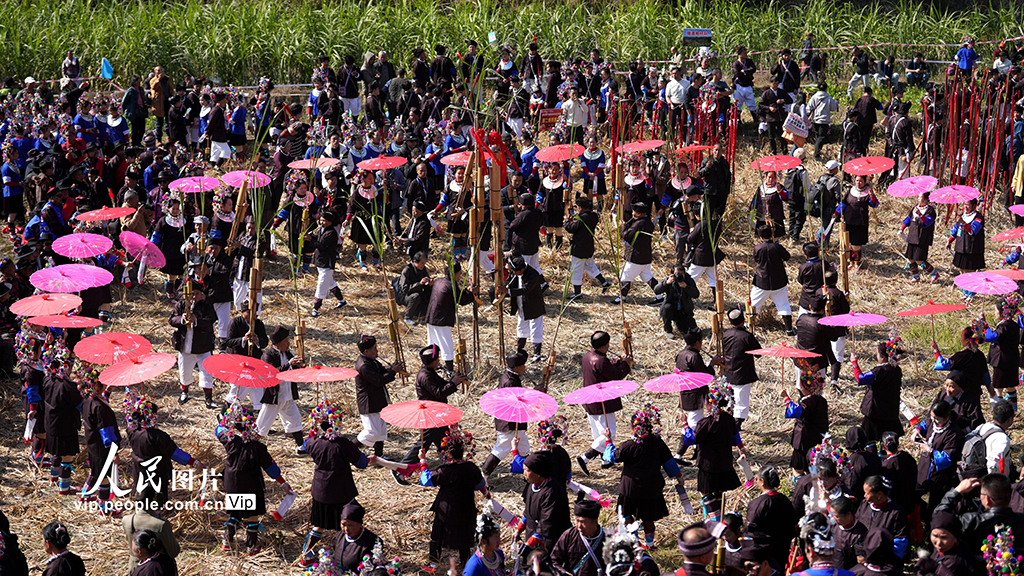 广西三江：传统花炮节举行【5】