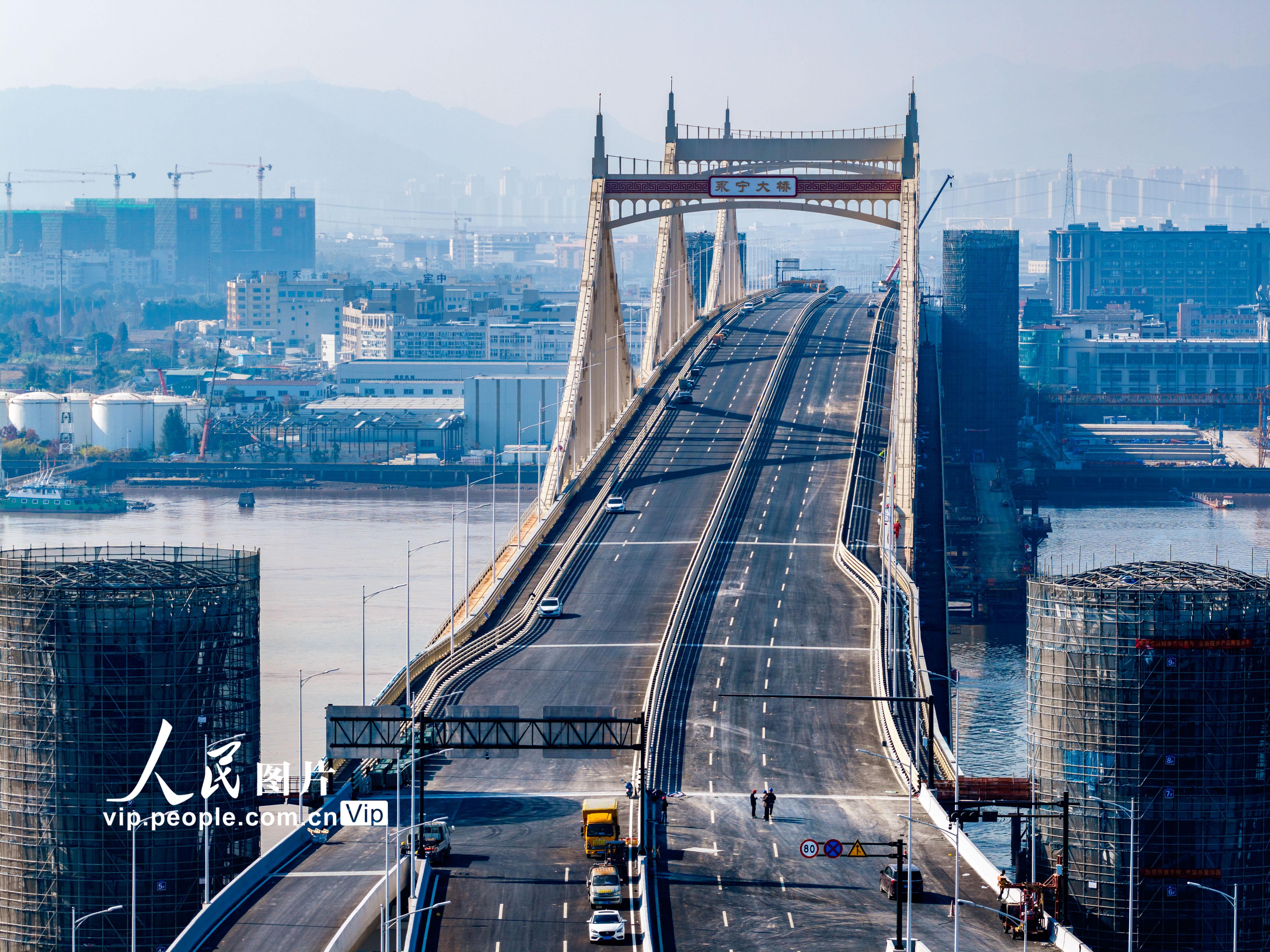 浙江瑞安：永宁大桥建设如火如荼【3】