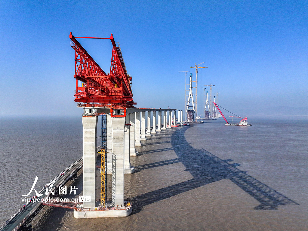 浙江舟山：青龙门大桥东引桥架设完成【6】