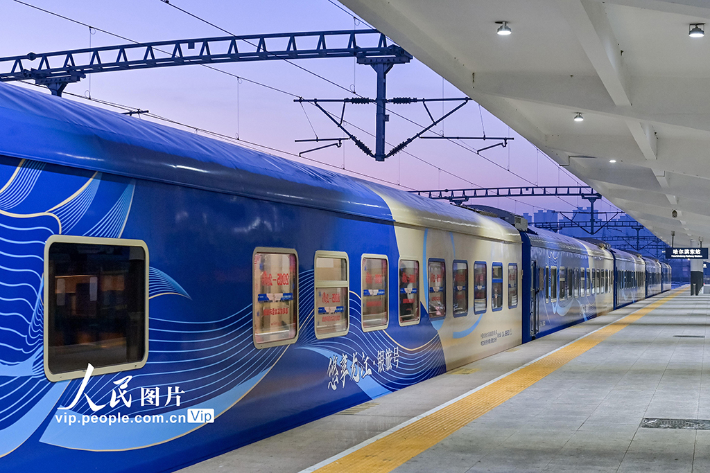 黑龍江開行首趟冰雪環線旅游列車【4】