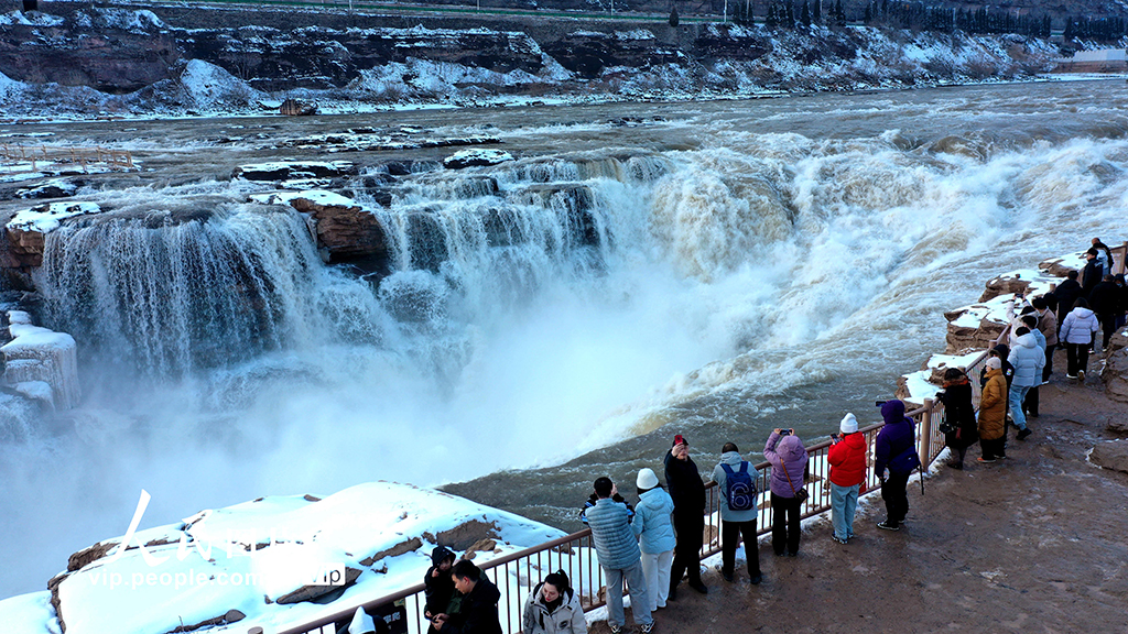 山西吉縣：黃河壺口瀑布壯美雪景【7】