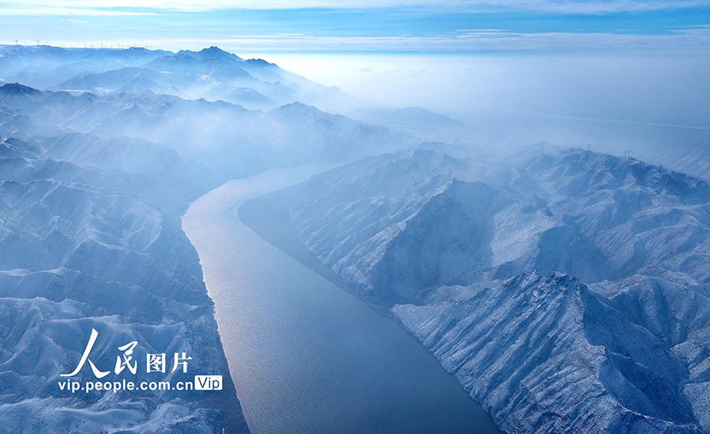 寧夏吳忠:雪落黃河景如畫【3】