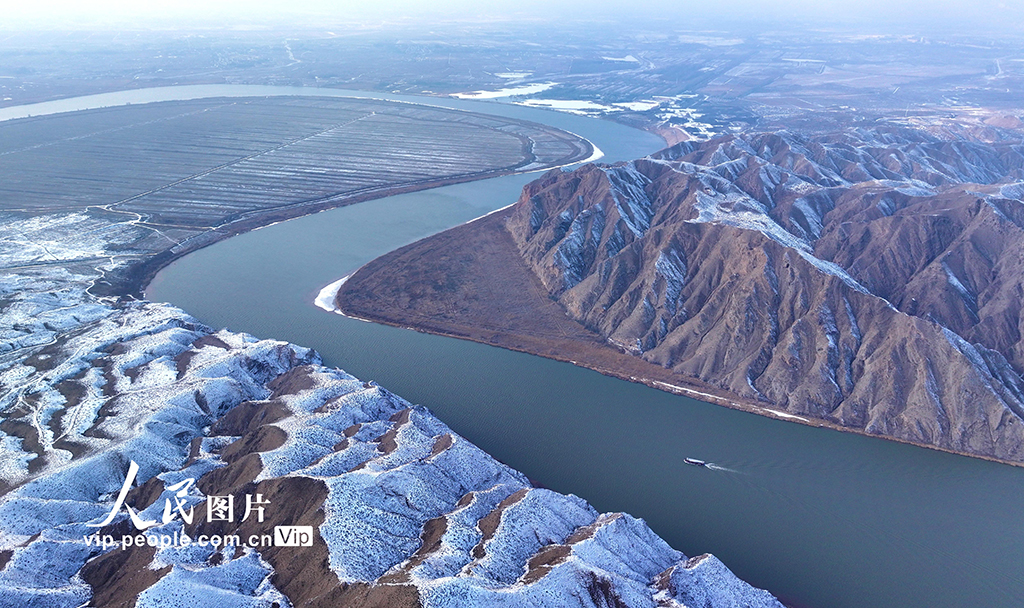 寧夏吳忠：雪落黃河景如畫【2】