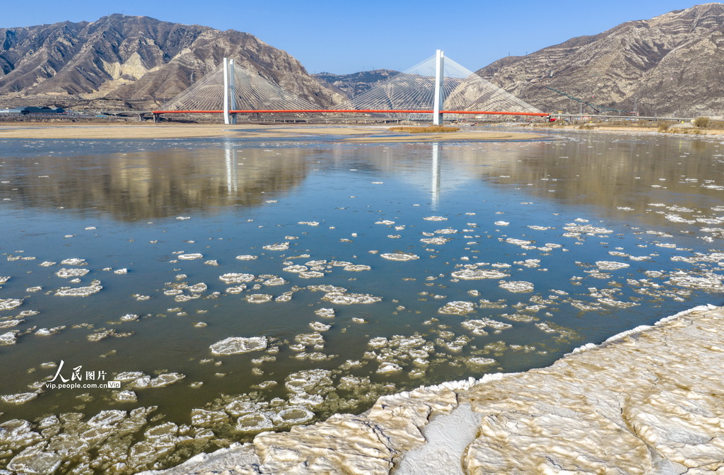 山西河津:黃河流凌蔚為壯觀【4】