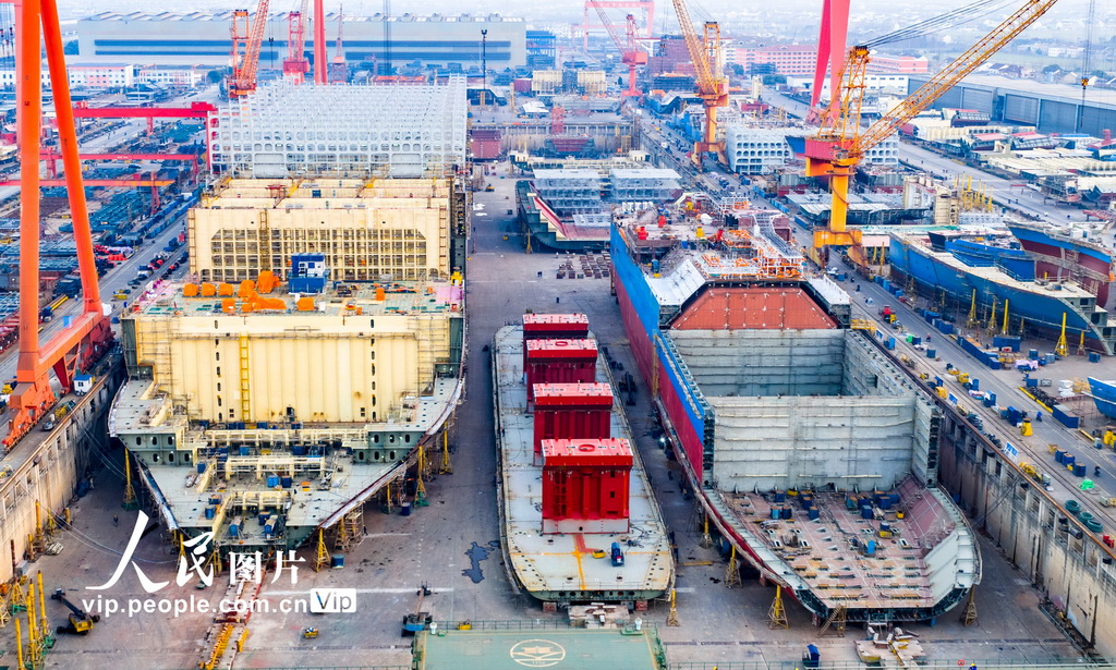 江苏泰州:新年伊始造船忙【5】