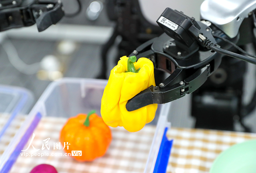 山東青島:人形機器人“實訓”忙【6】