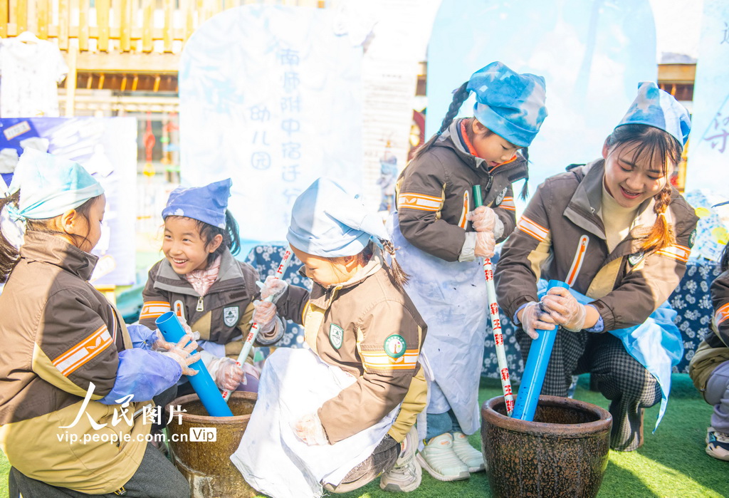 江蘇宿遷：學習扎染 感受非遺【2】