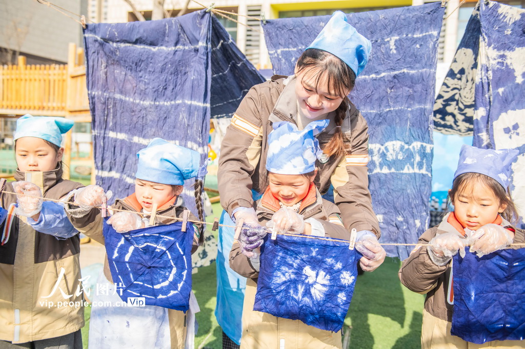 江蘇宿遷:學習扎染 感受非遺【3】