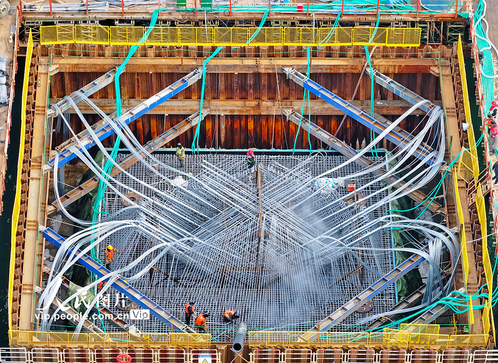 辽宁:大连新机场中线主通道跨海段394根桩基完成施工【4】