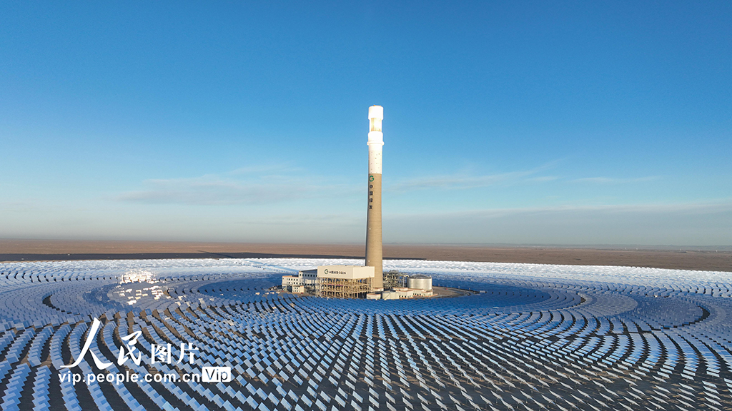甘肅金塔：光熱發電讓“沙戈荒”變身綠電寶庫【2】