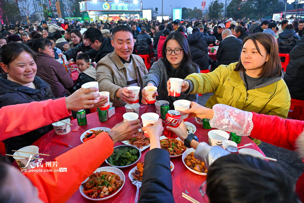 四川仁壽：千人壩壩宴 裊裊煙火氣【4】