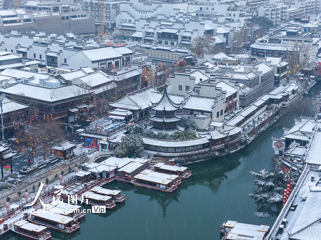 江苏南京：雪落秦淮【2】