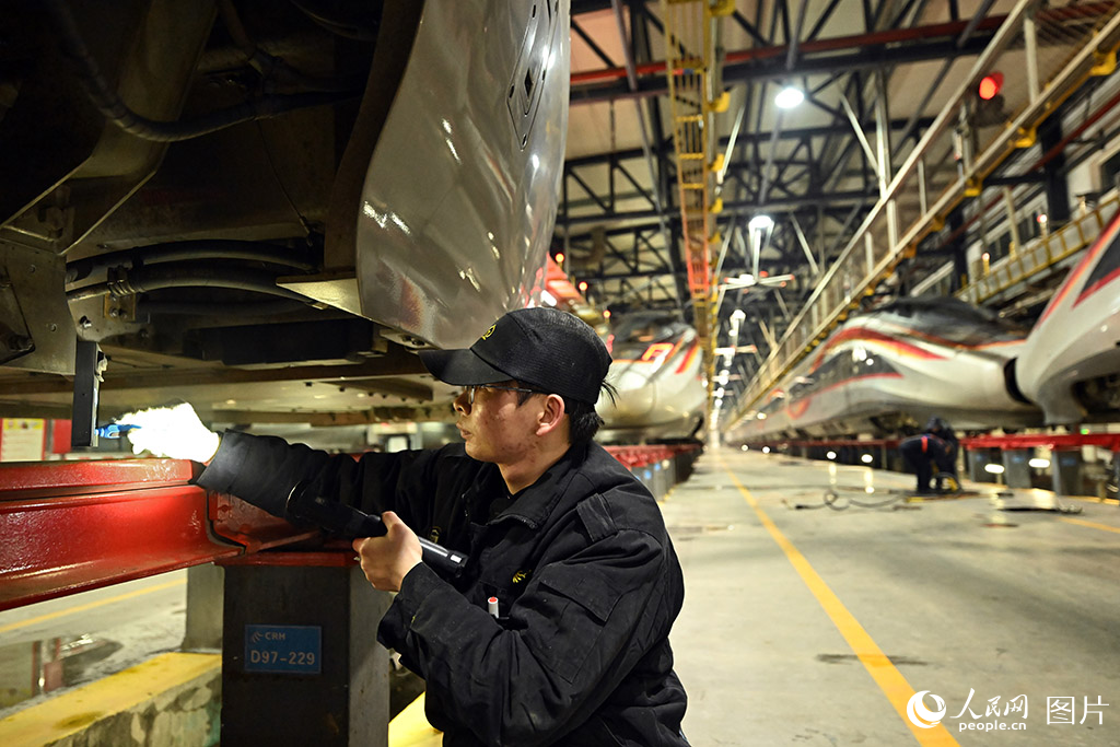 春運即將拉開大幕 動車集結如“陸地航母”【6】
