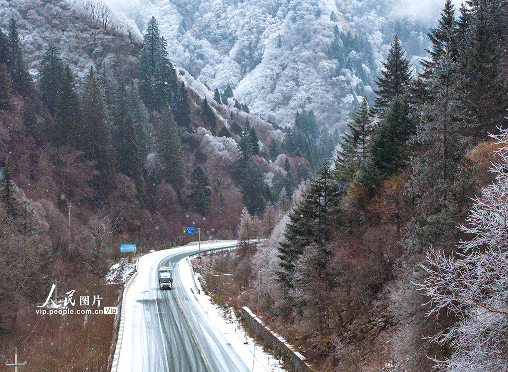 甘肃宕昌:公路蜿蜒画“水墨” 【4】