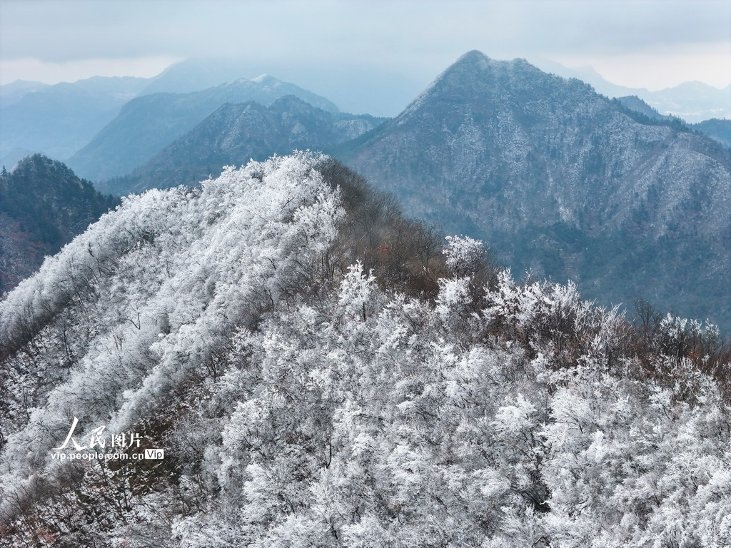 安徽岳西：大別山雪凇美如畫【3】