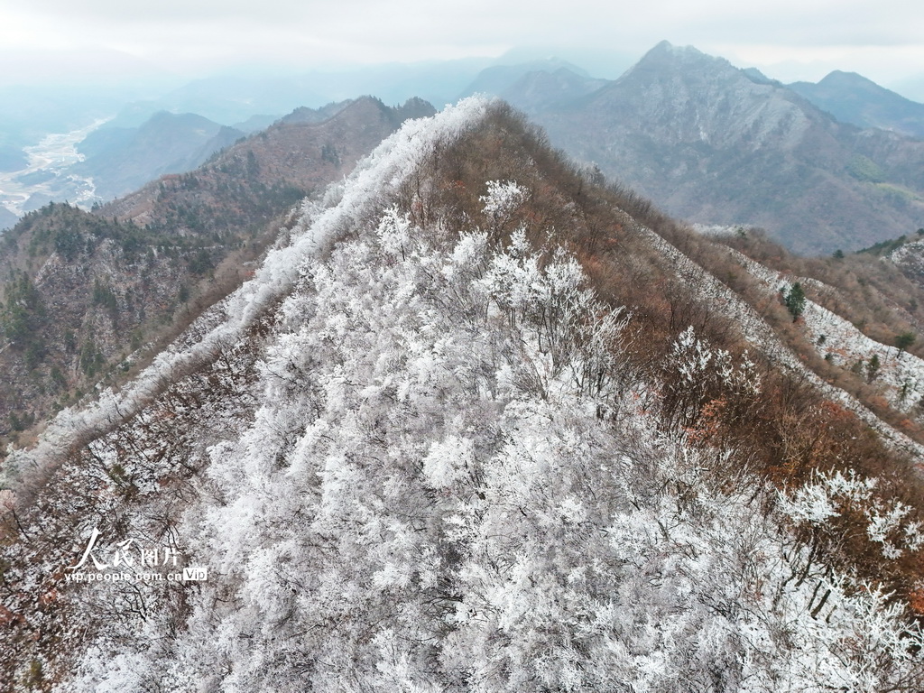 安徽岳西：大別山雪凇美如畫【4】