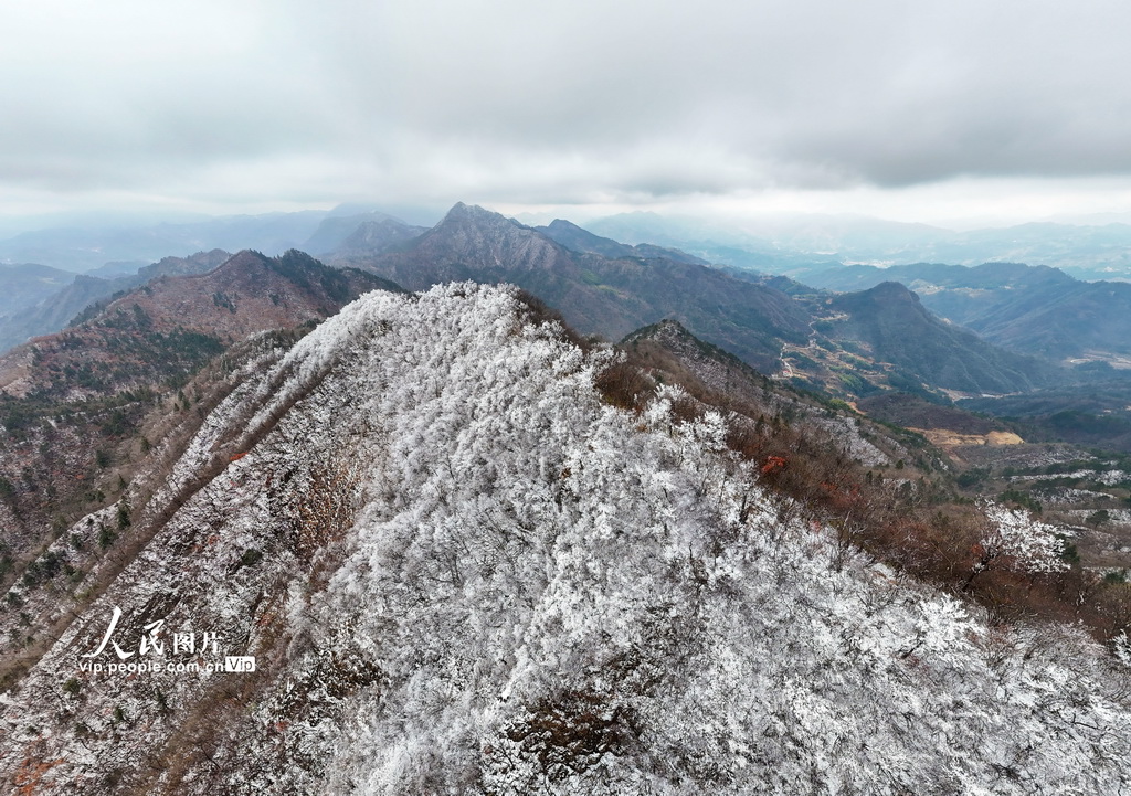 安徽岳西：大別山雪凇美如畫【5】