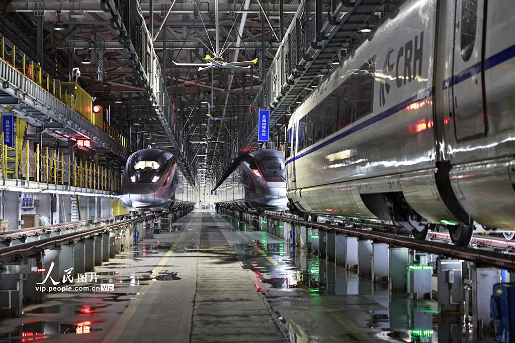 重慶:動車組整裝待發迎春運【2】