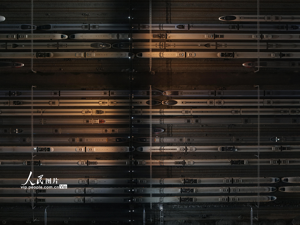 重慶:動車組整裝待發迎春運【3】