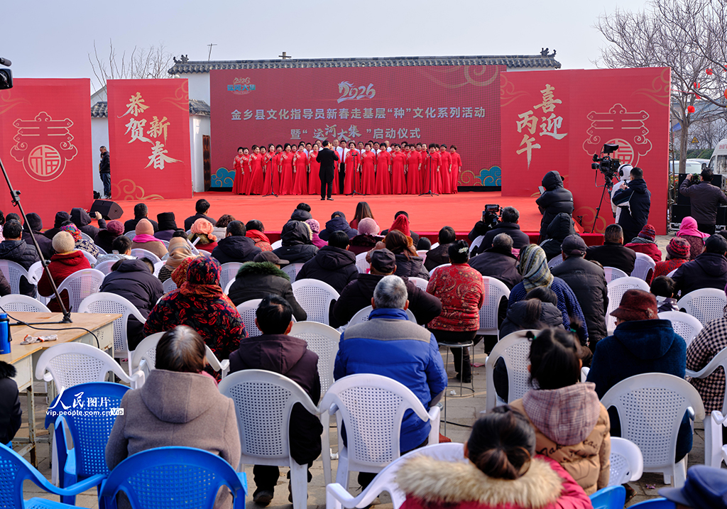 山东金乡：“文化指导员”新春走基层【2】