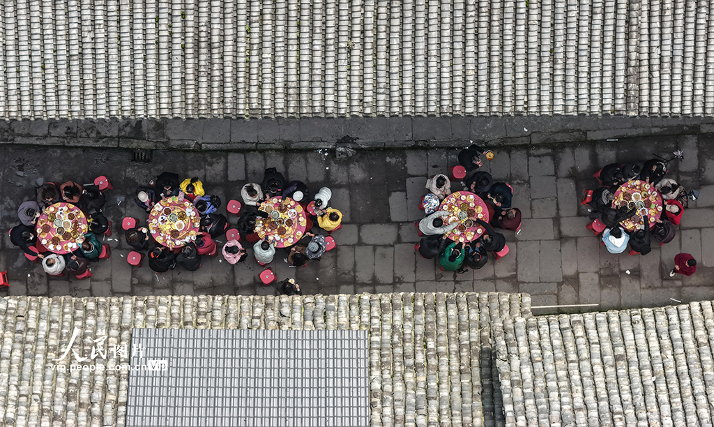 四川蓬安:千年古镇“团年宴”迎新春【5】