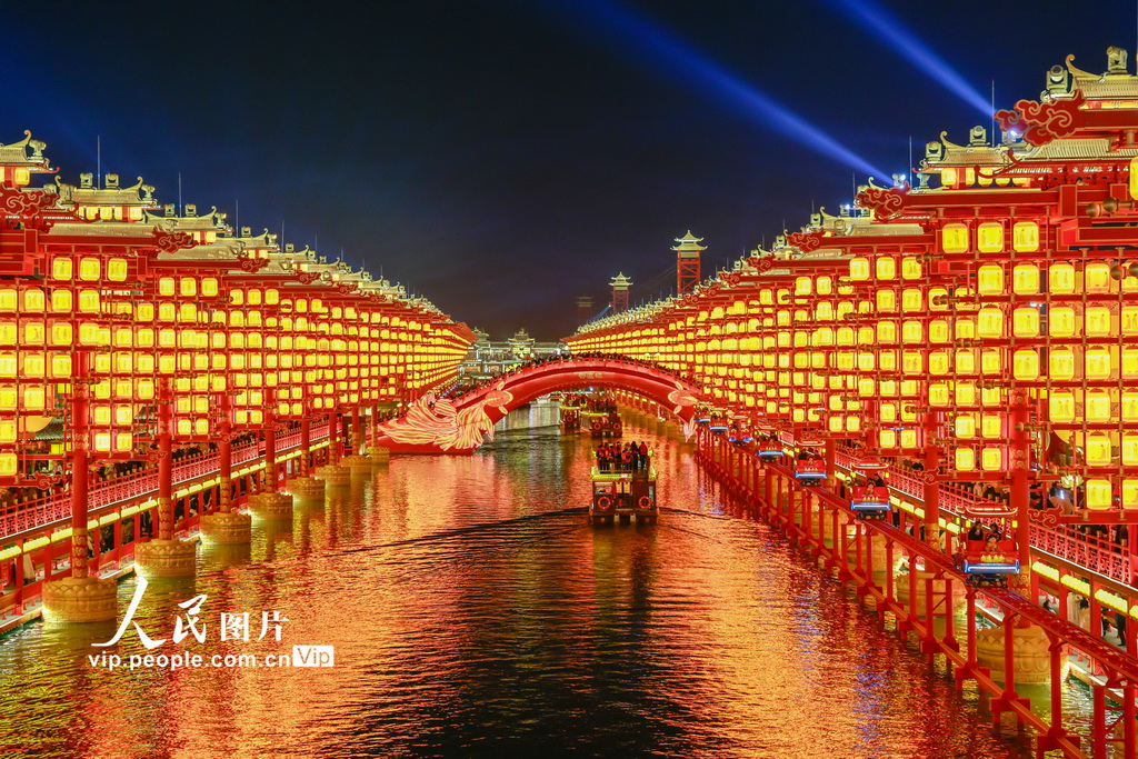 河北唐山:灯火璀璨耀老街 民俗欢腾迎八方客【3】