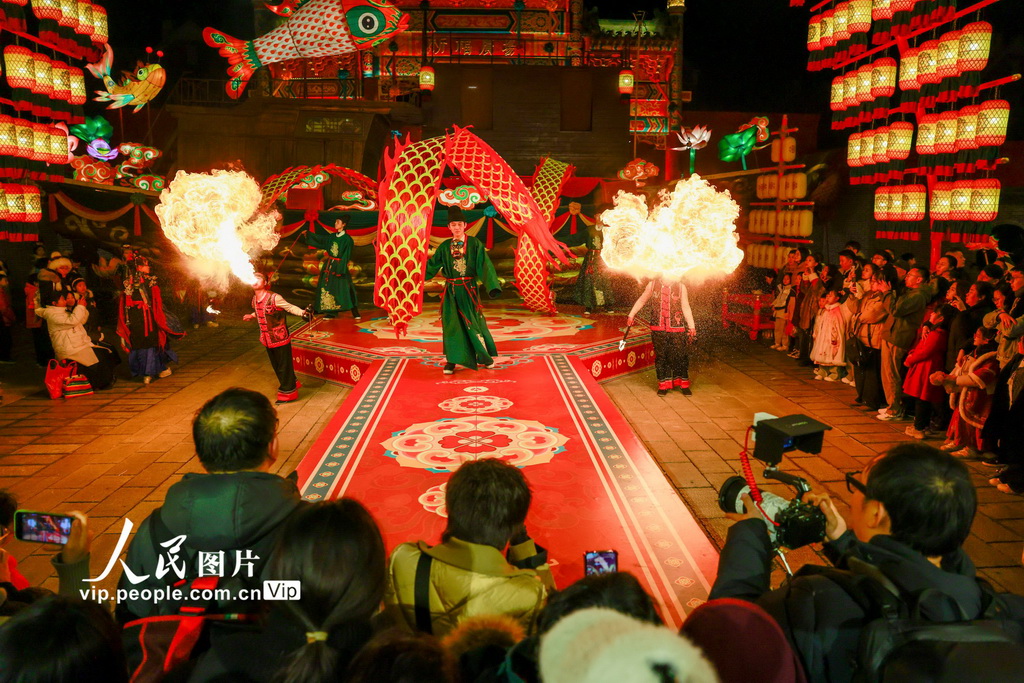 河北唐山:灯火璀璨耀老街 民俗欢腾迎八方客【4】