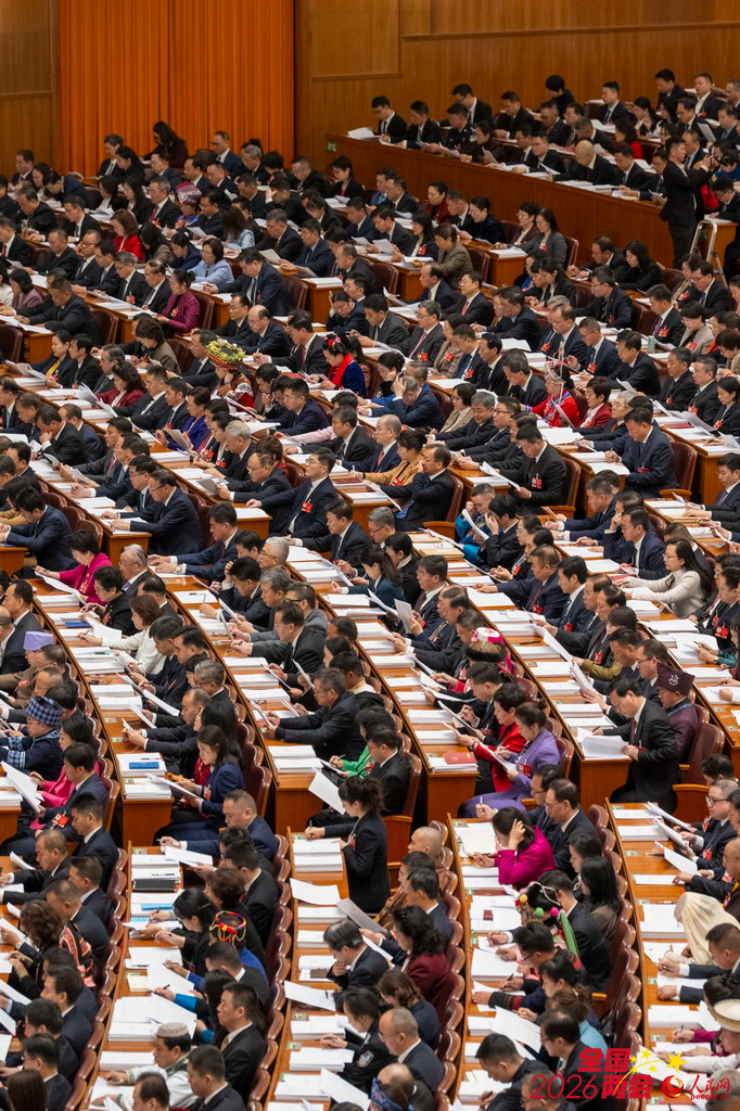 3月5日，十四届全国人大四次会议开幕会在北京人民大会堂举行。
