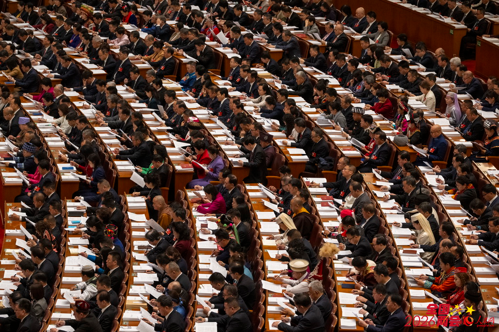 3月5日，十四届全国人大四次会议开幕会在北京人民大会堂举行。