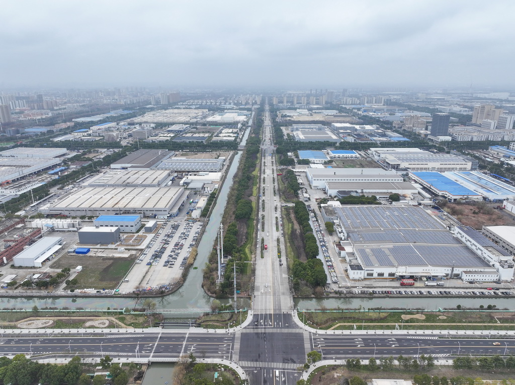 2026年2月25日在江苏太仓拍摄的德企聚集区（无人机照片）。新华社记者 季春鹏 摄