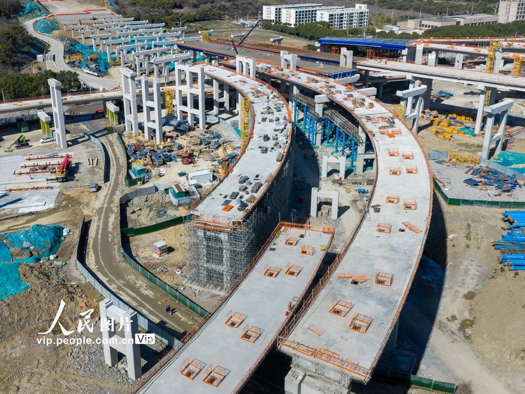 浙江寧波：杭甬復線寧波三期戚家山互通加速推進【4】