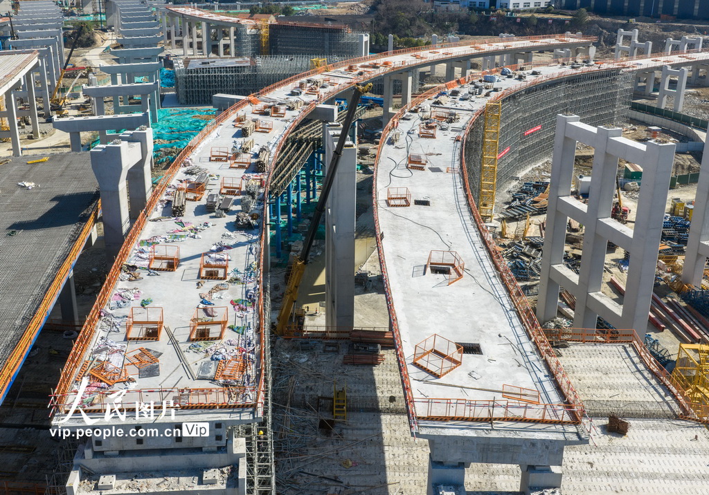 浙江宁波:杭甬复线宁波三期戚家山互通加速推进【9】