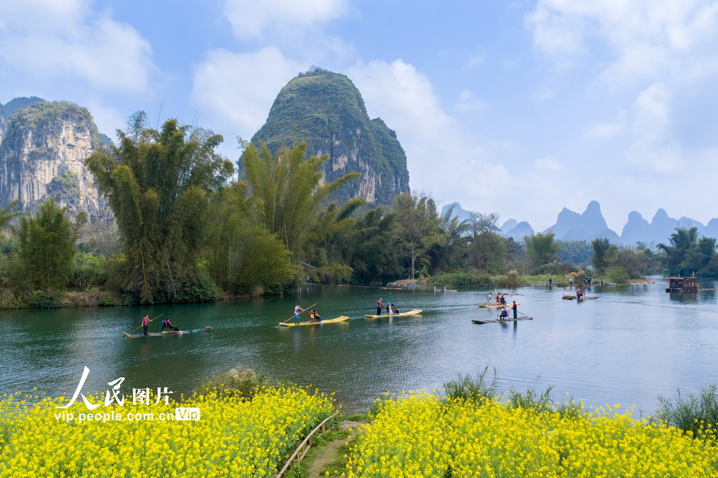 廣西陽朔：遇龍河春意盎然引客來【3】