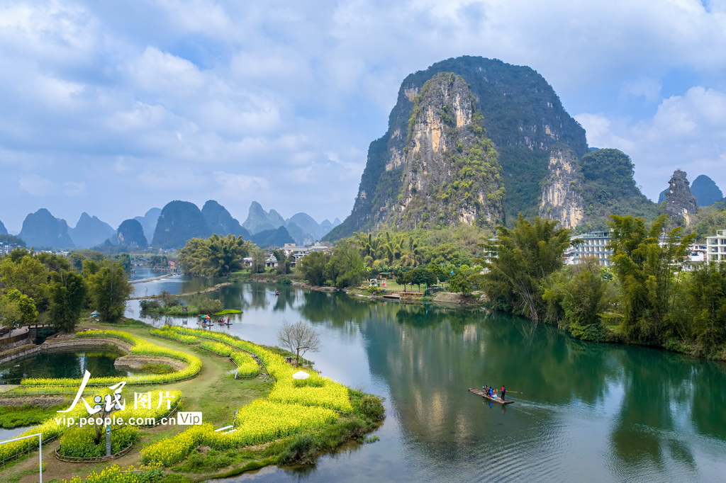 廣西陽朔：遇龍河春意盎然引客來【4】