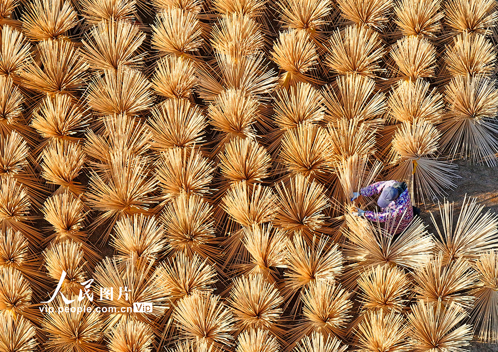 江西泰和：晾晒竹制品【2】