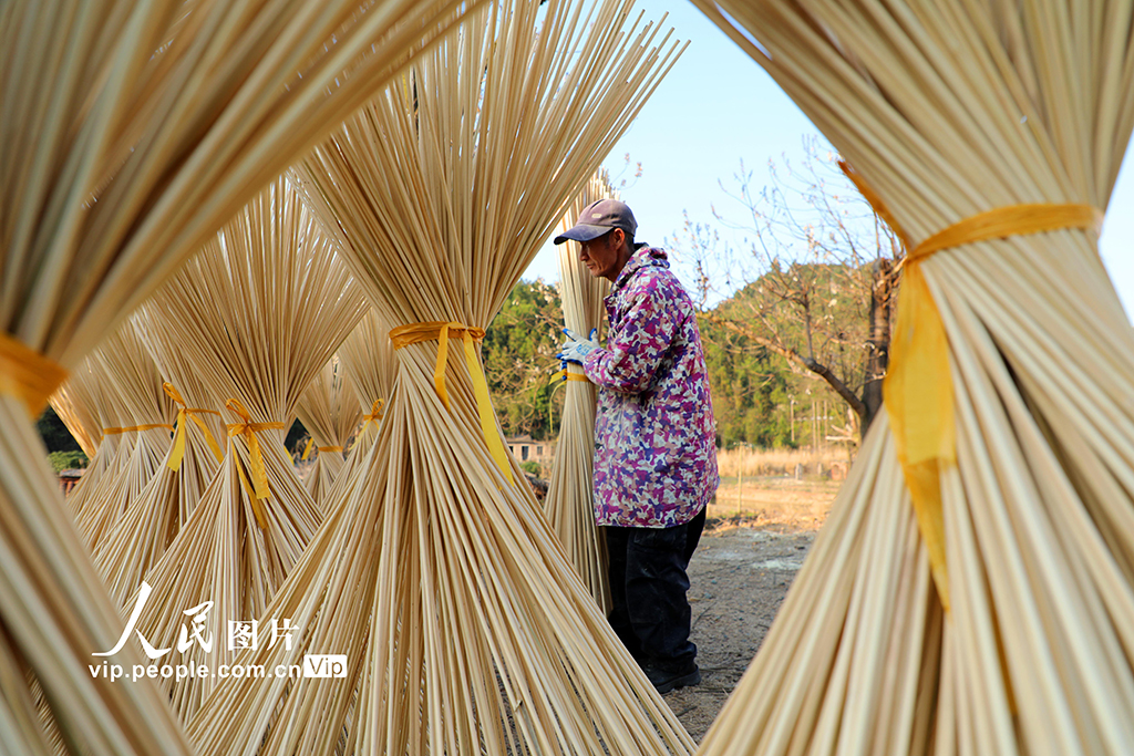 江西泰和：晾晒竹制品【5】