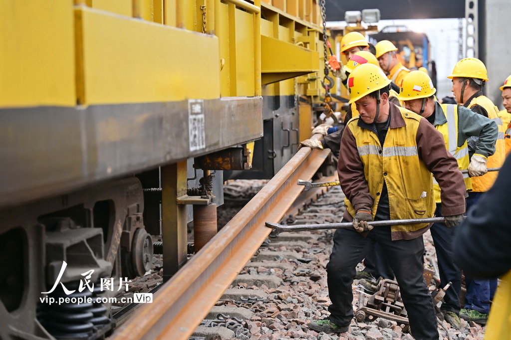 河南南阳：焦柳铁路换轨【4】