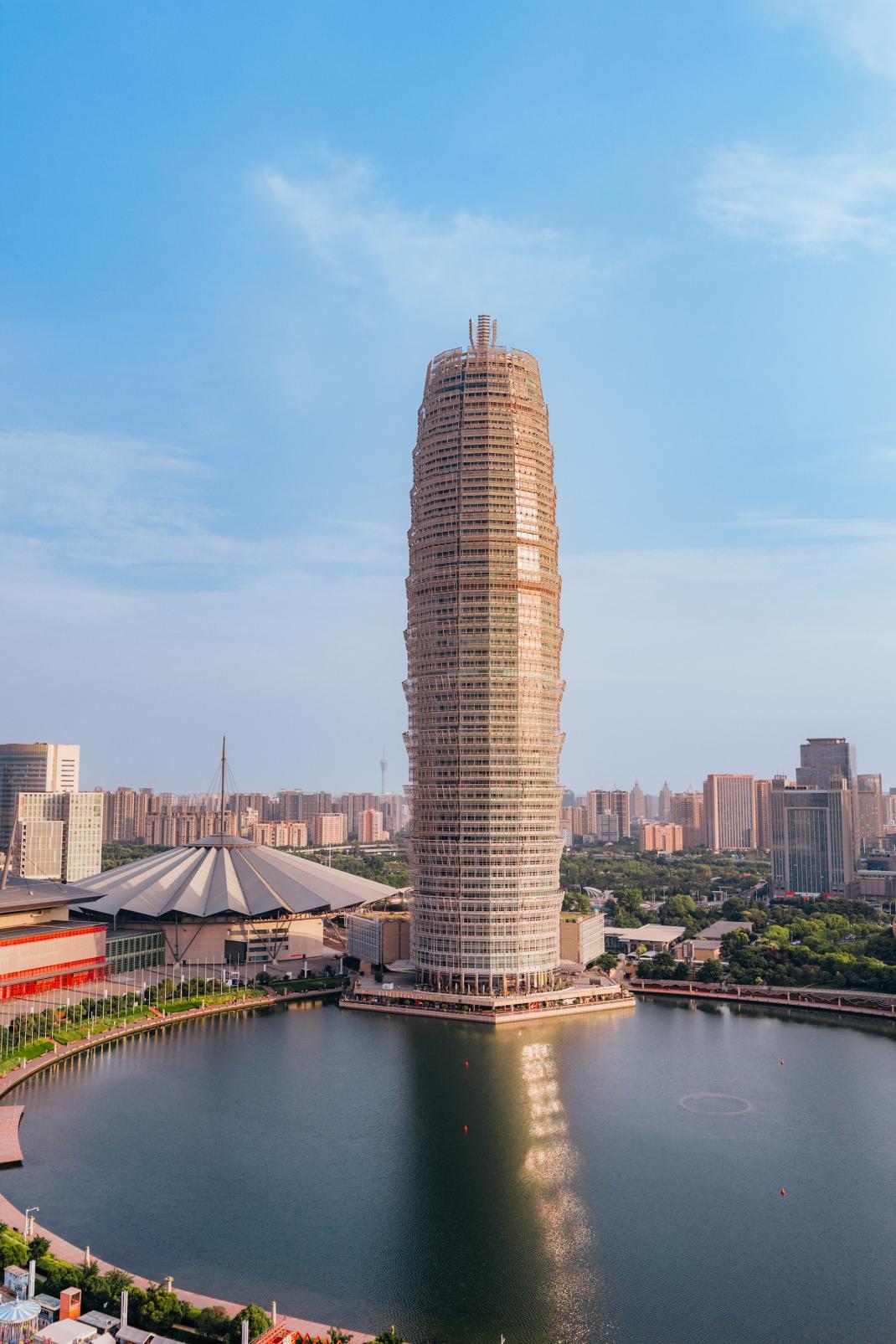 郑州市郑东新区CBD。邱活摄