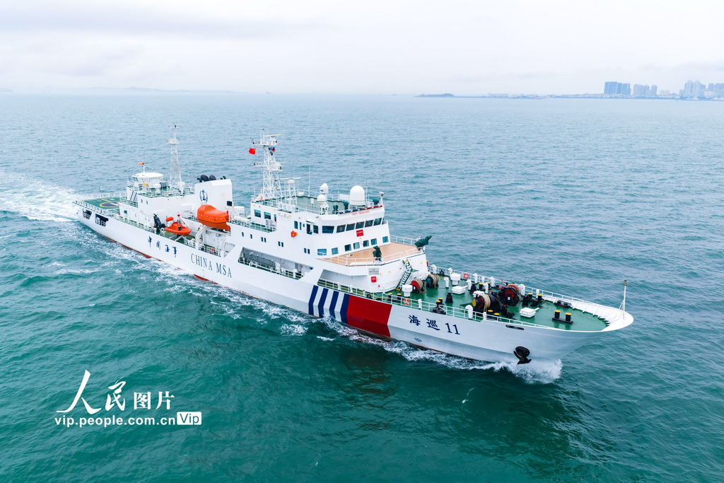 山东青岛:“海巡11”轮端午假期开展海上巡航行动【3】