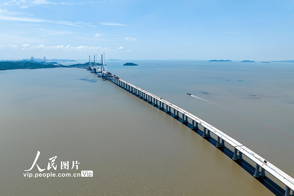 浙江：宁波舟山港六横公路大桥二期工程建设加速推进【6】