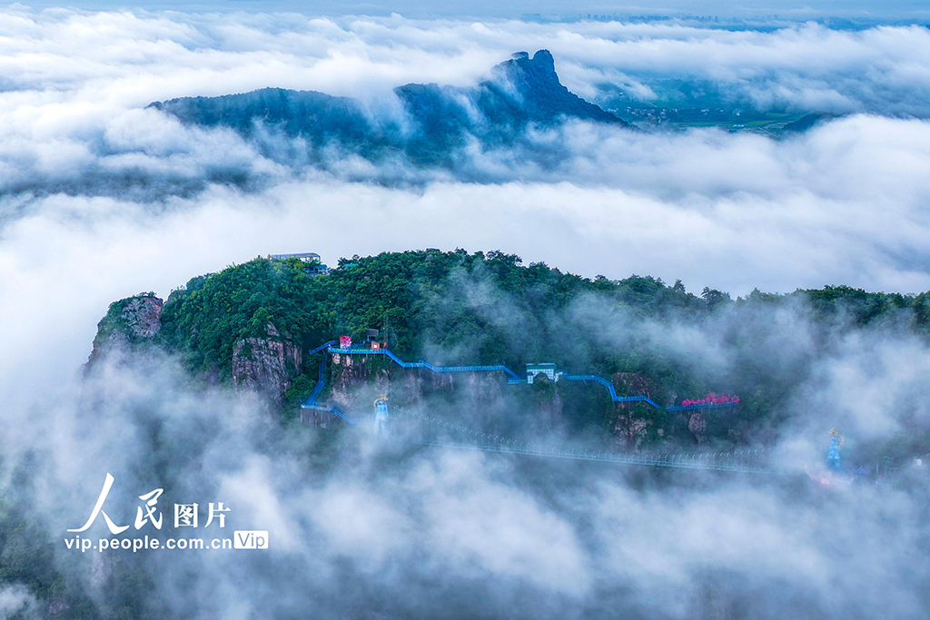 安徽芜湖：云海绕山峦 风景美如画【3】