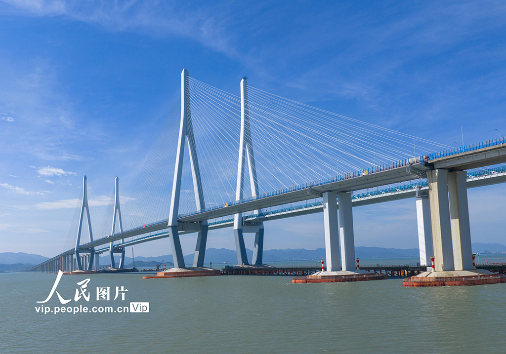浙江寧波：市域鐵路象山港跨海大橋建設正酣【2】